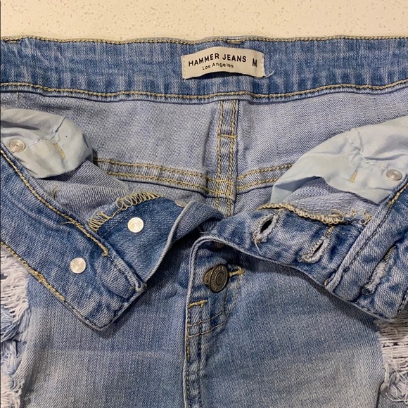 HAMMER JEANS LOS ANGELES DENIM SHORT - Picture 2 of 4